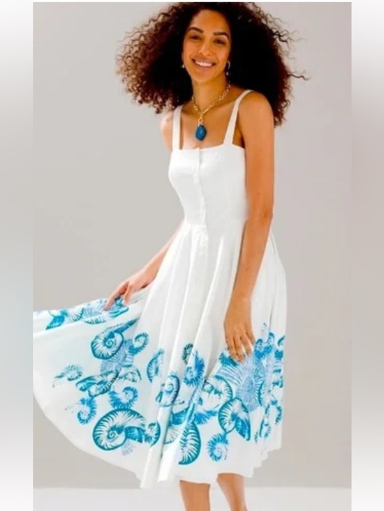 White House Black Market Dresses & Skirts - White House Black Market White Midi Sundress